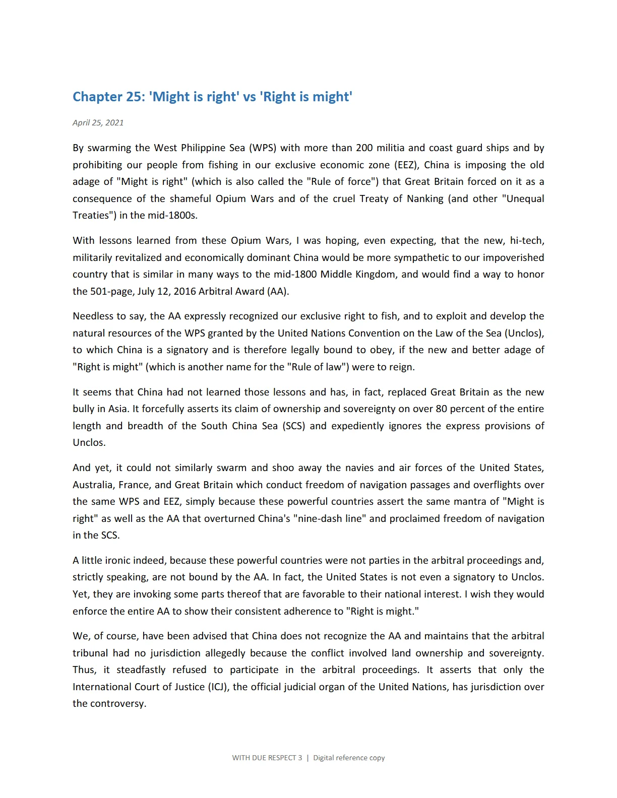 WITH DUE RESPECT 3, page 473